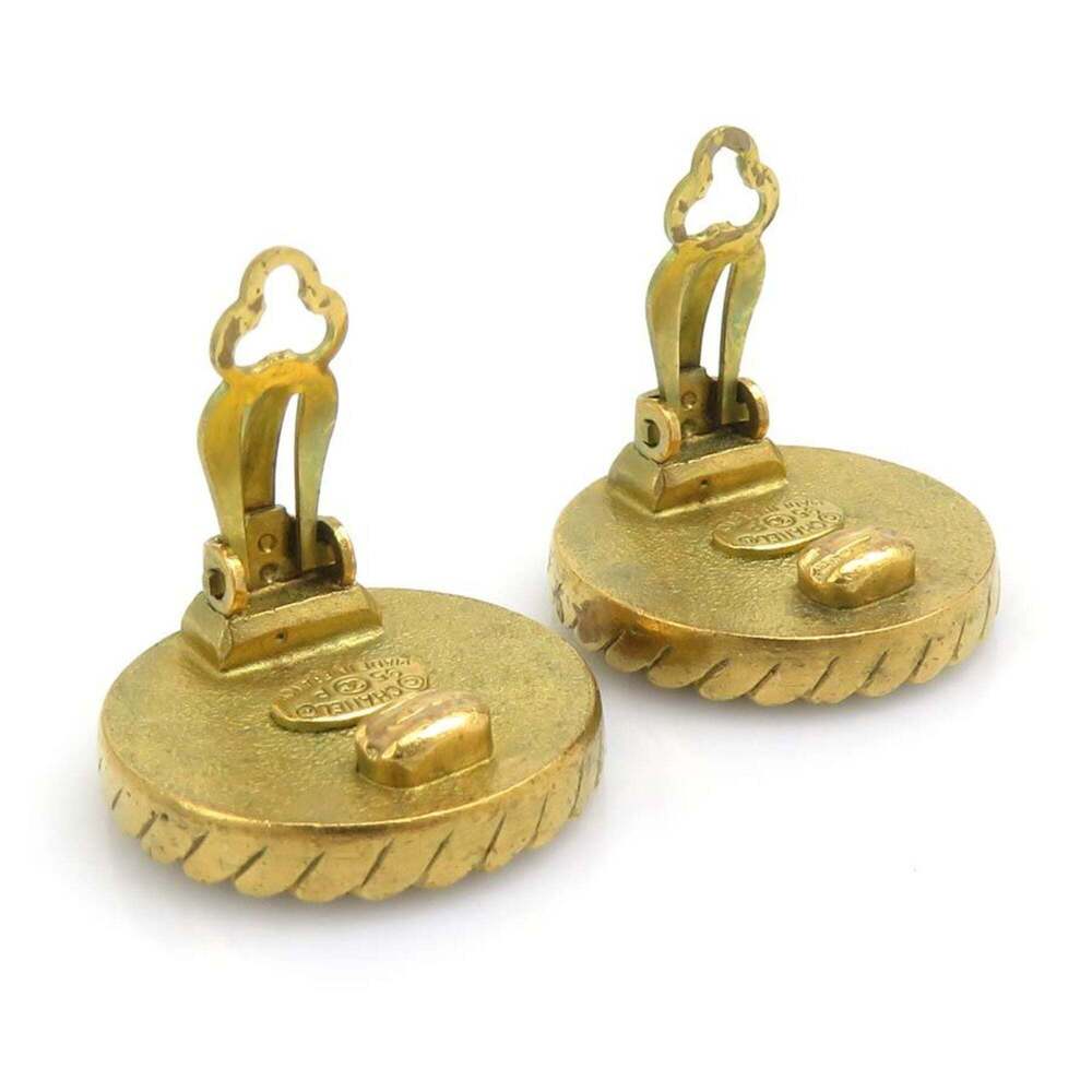 CHANEL Black Logo Earrings - Picture 7 of 13